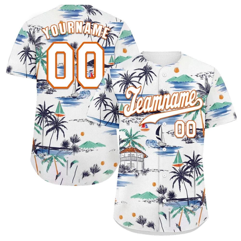 Custom White Hawaii White Authentic Baseball Jersey BSBJ0a-bc0fbff - Coolcustomize