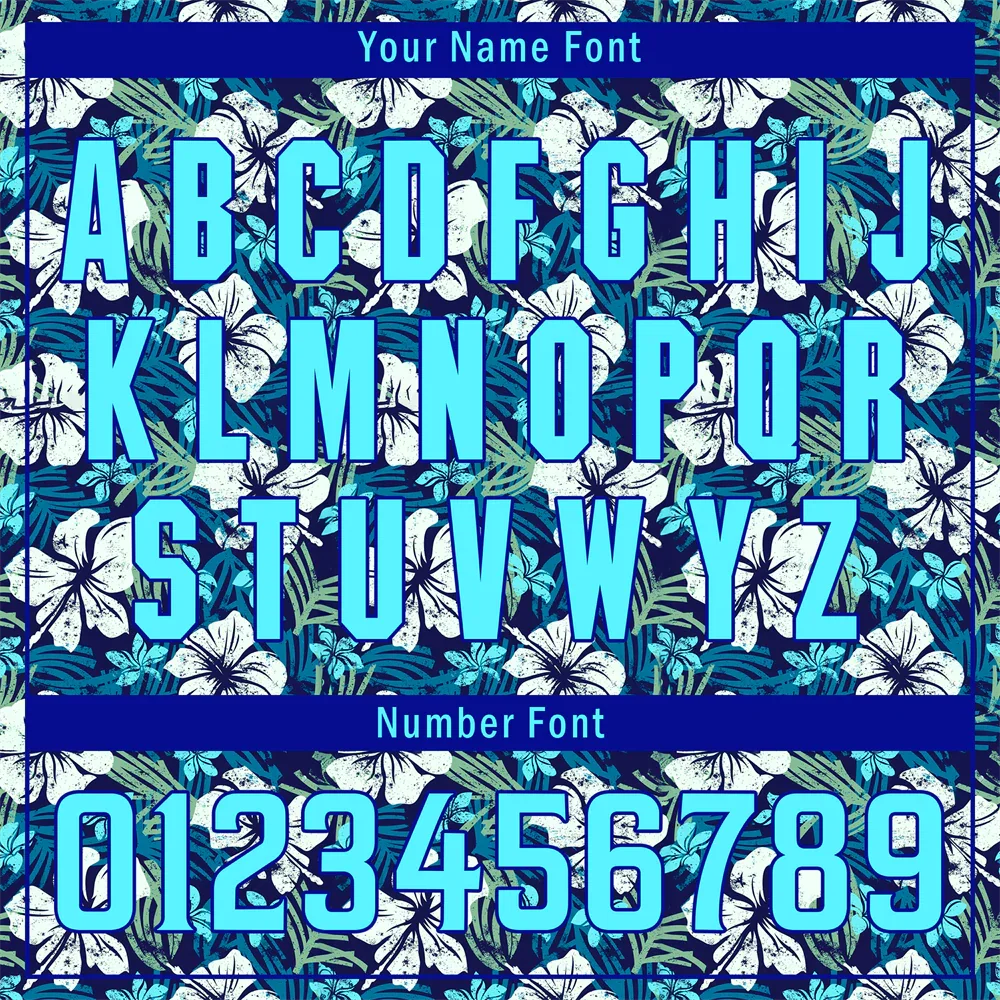 Custom Blue Hawaii Aqua Authentic Baseball Jersey BSBJ0a-bc0fbf7 - Coolcustomize