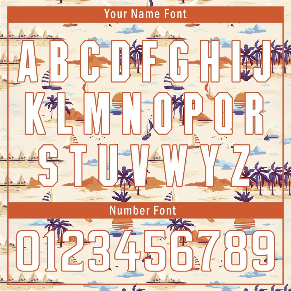 Custom Orange Hawaii White Authentic Baseball Jersey BSBJ0a-bc0fbf8 - Coolcustomize