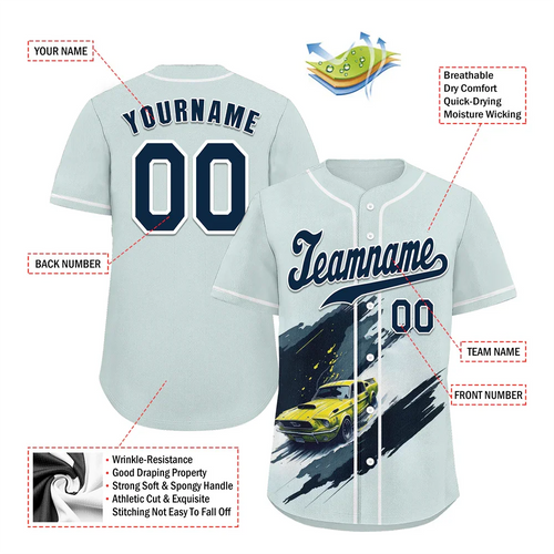 Custom Aqua Black Drift Fashion Black Authentic Baseball Jersey BSBJ0a-bc0fb8c - Coolcustomize