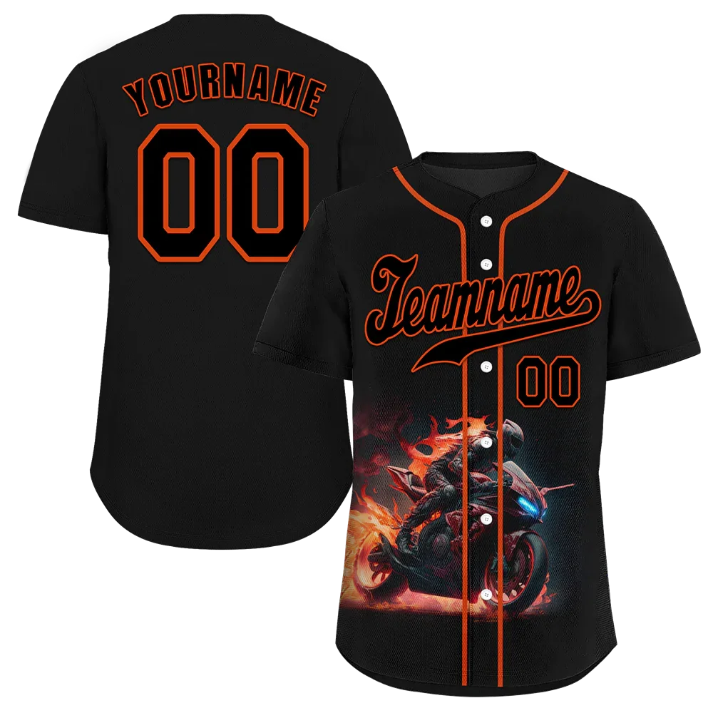 Custom Black Red Drift Fashion Black Authentic Baseball Jersey BSBJ0a-bc0fb8e - Coolcustomize