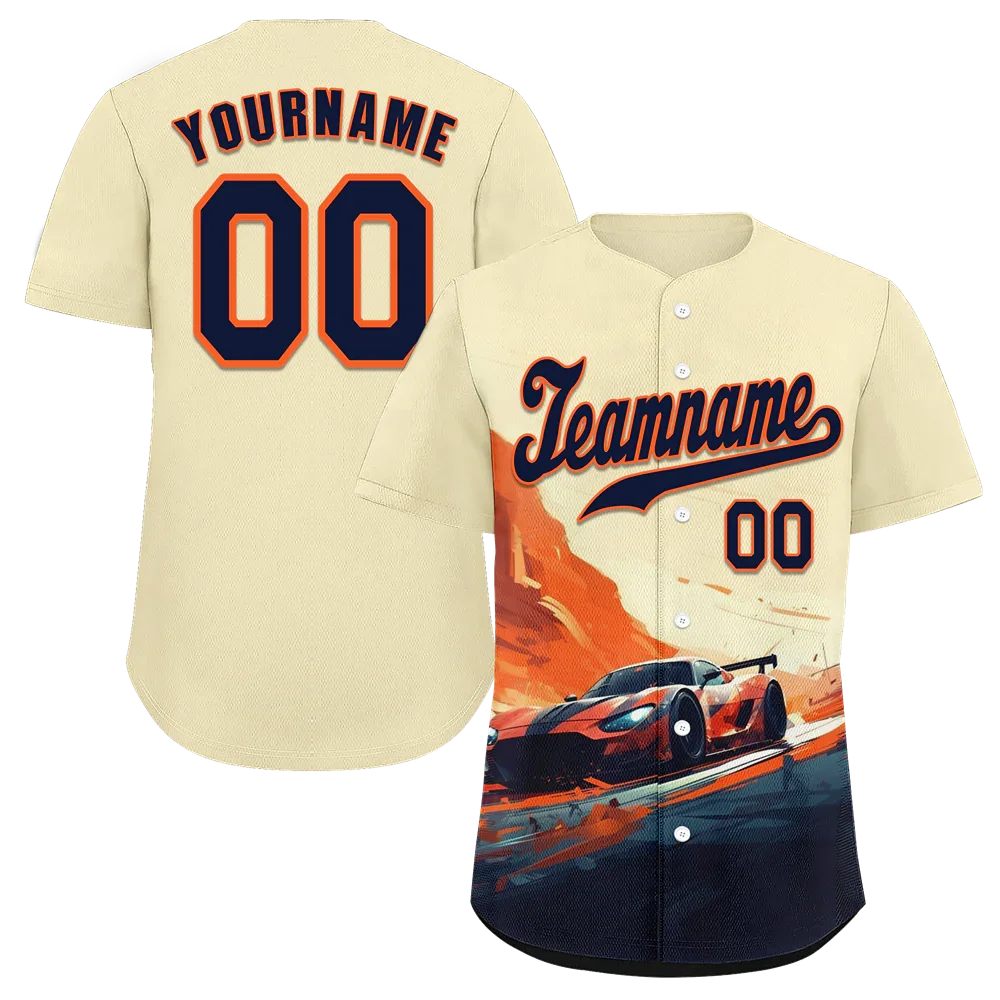 Custom Yellow Orange Drift Fashion Black Authentic Baseball Jersey BSBJ0a-bc0fb8f - Coolcustomize