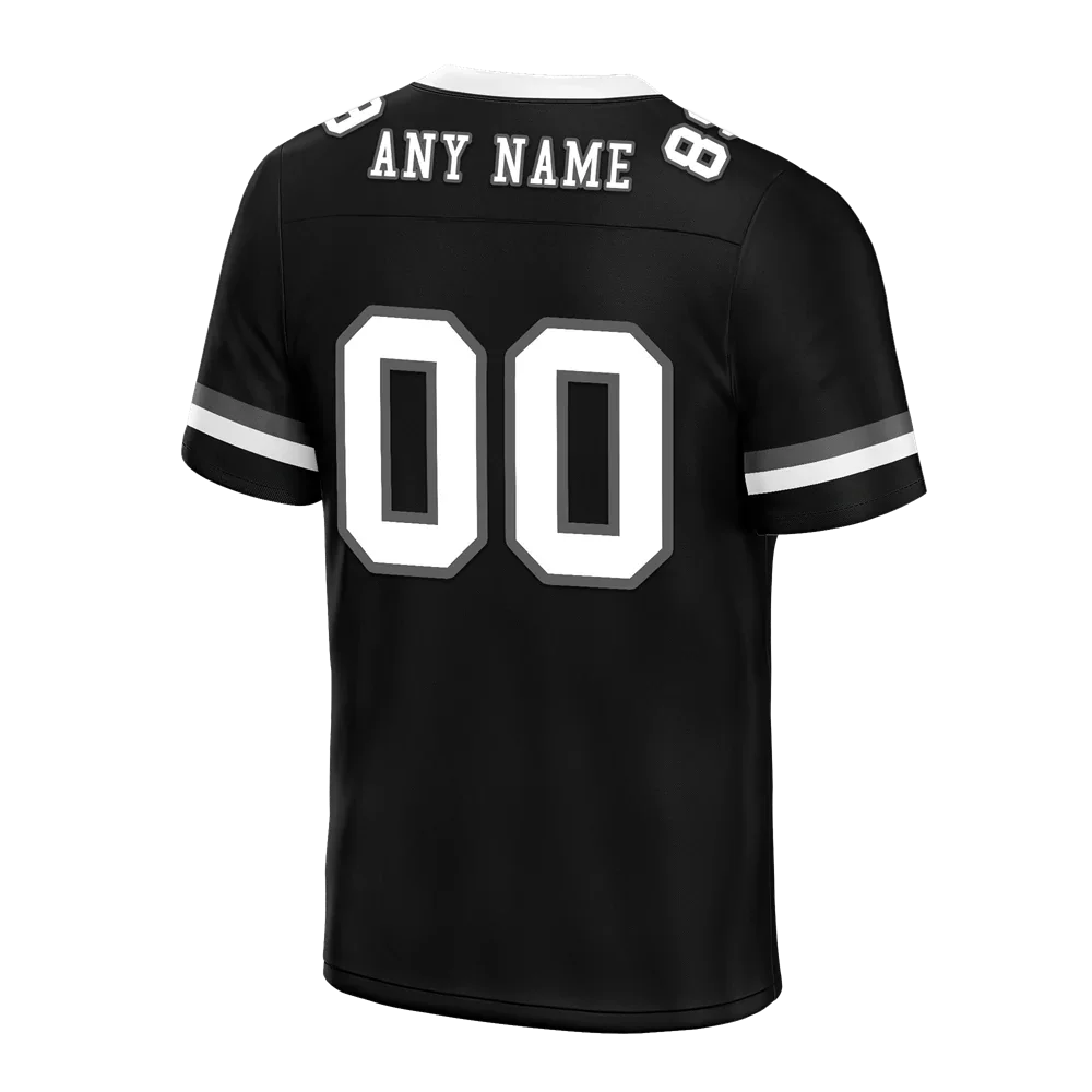 Custom Black Classic Style White Personalized Authentic Football Jersey FBJ02-bc0f00a - Coolcustomize