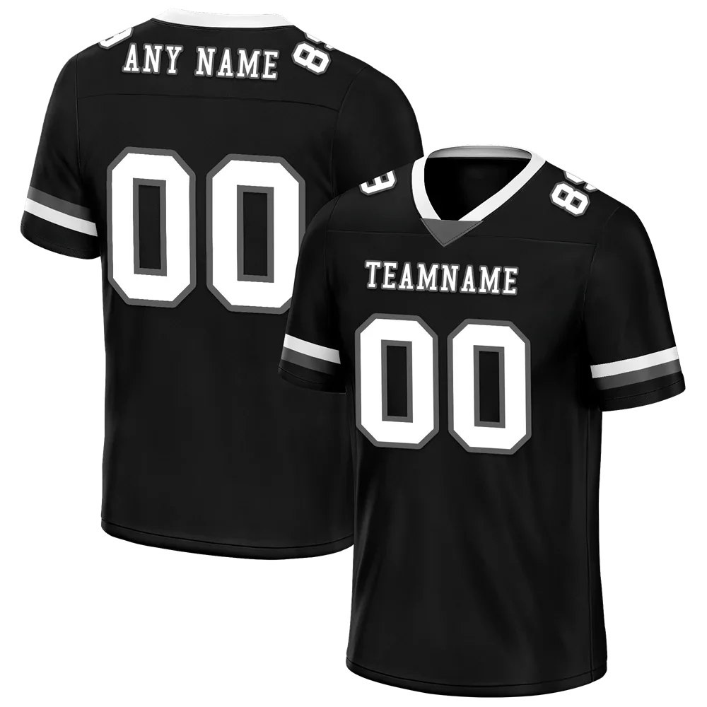 Custom Black Classic Style White Personalized Authentic Football Jersey FBJ02-bc0f00a - Coolcustomize