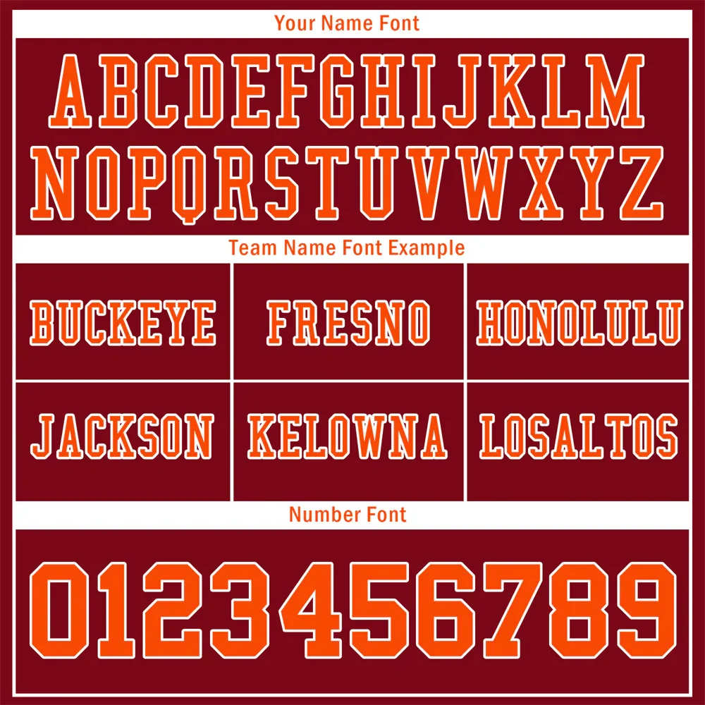 Custom Brown Classic Style Orange Personalized Authentic Football Jersey FBJ02-bc0f00d - Coolcustomize