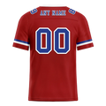 Custom Brown Classic Style Blue Personalized Authentic Football Jersey FBJ02-bc0f00f - Coolcustomize