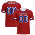 Custom Brown Classic Style Blue Personalized Authentic Football Jersey FBJ02-bc0f00f - Coolcustomize