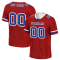 Custom Brown Classic Style Blue Personalized Authentic Football Jersey FBJ02-bc0f00f - Coolcustomize