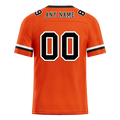 Custom Orange Classic Style Black Personalized Authentic Football Jersey FBJ02-bc0f0a0 - Coolcustomize