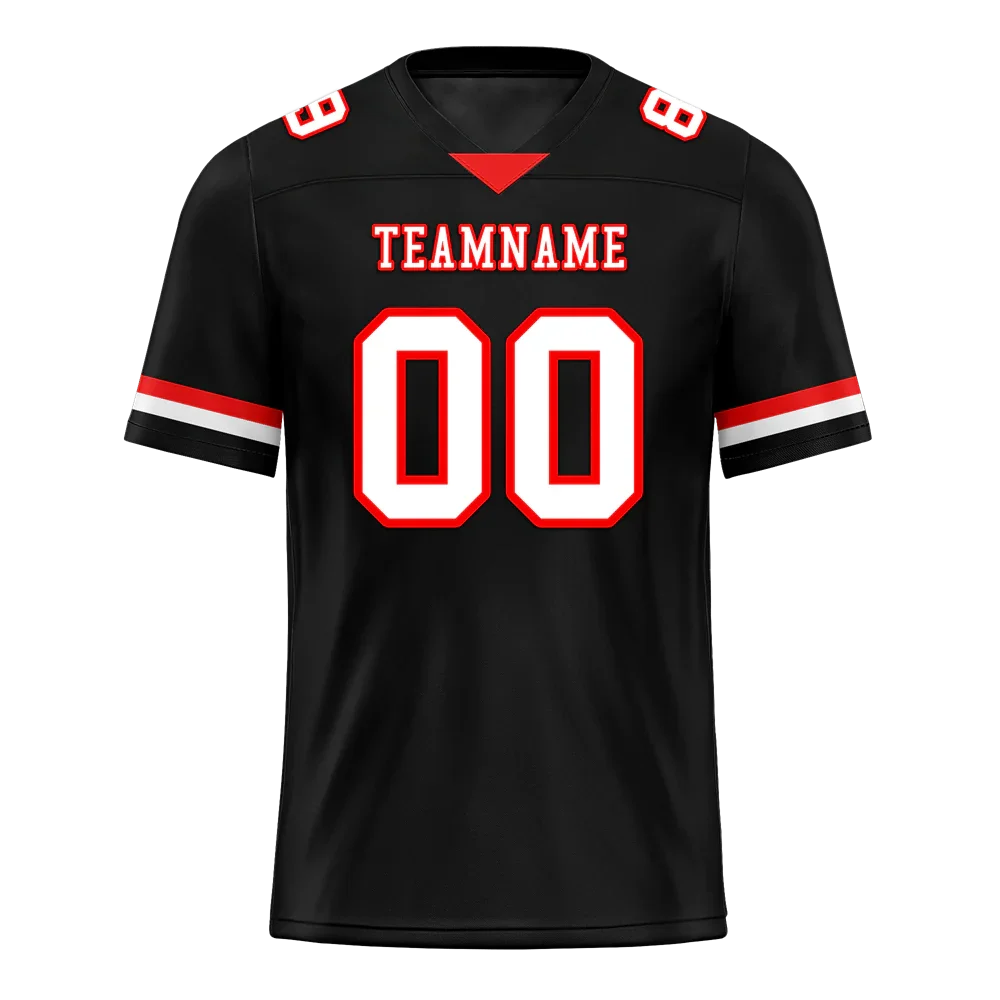 Custom Black Classic Style White Personalized Authentic Football Jersey FBJ02-bc0f0aa - Coolcustomize