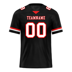 Custom Black Classic Style White Personalized Authentic Football Jersey FBJ02-bc0f0aa