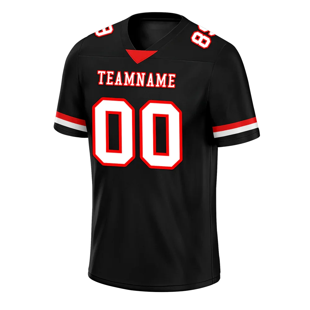 Custom Black Classic Style White Personalized Authentic Football Jersey FBJ02-bc0f0aa - Coolcustomize