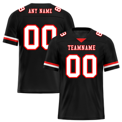 Custom Black Classic Style White Personalized Authentic Football Jersey FBJ02-bc0f0aa