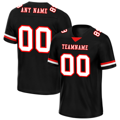 Custom Black Classic Style White Personalized Authentic Football Jersey FBJ02-bc0f0aa