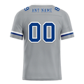 Custom Grey Classic Style Blue Personalized Authentic Football Jersey FBJ02-bc0f0ac - Coolcustomize