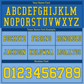 Custom Aqua Raglan Sleeves Yellow Personalized Authentic Football Jersey FBJ02-bc0f0bb - Coolcustomize