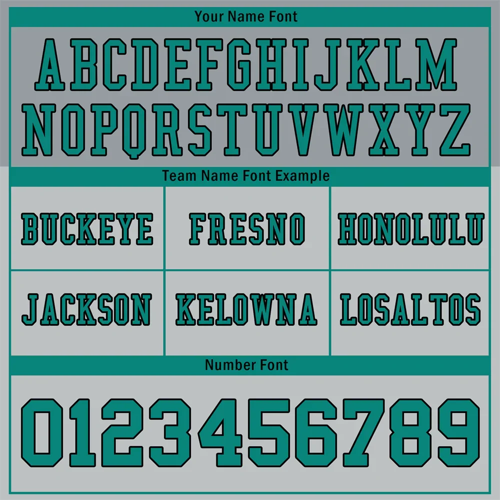 Custom Grey Raglan Sleeves Aqua Personalized Authentic Football Jersey FBJ02-bc0f0bf - Coolcustomize