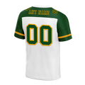 Custom White Green Raglan Sleeves Green Personalized Authentic Football Jersey FBJ02-bc0f0b7 - Coolcustomize