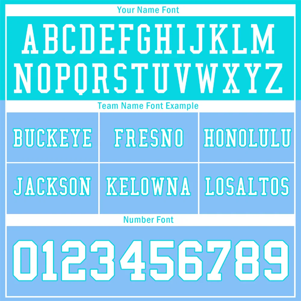 Custom Blue Aqua Raglan Sleeves White Personalized Authentic Football Jersey FBJ02-bc0f0b8 - Coolcustomize