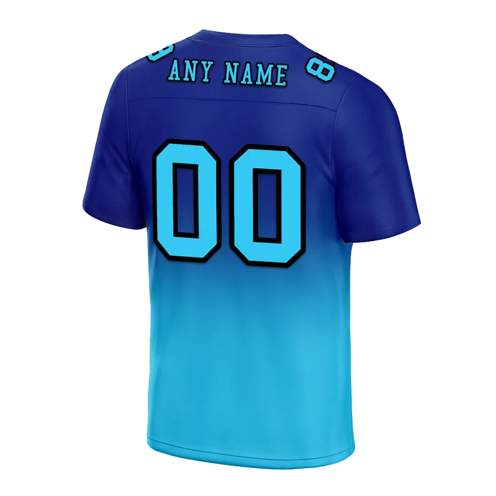 Custom Blue Aqua Fade Fashion Aqua Personalized Authentic Football Jersey FBJ02-bc0f0ce - Coolcustomize