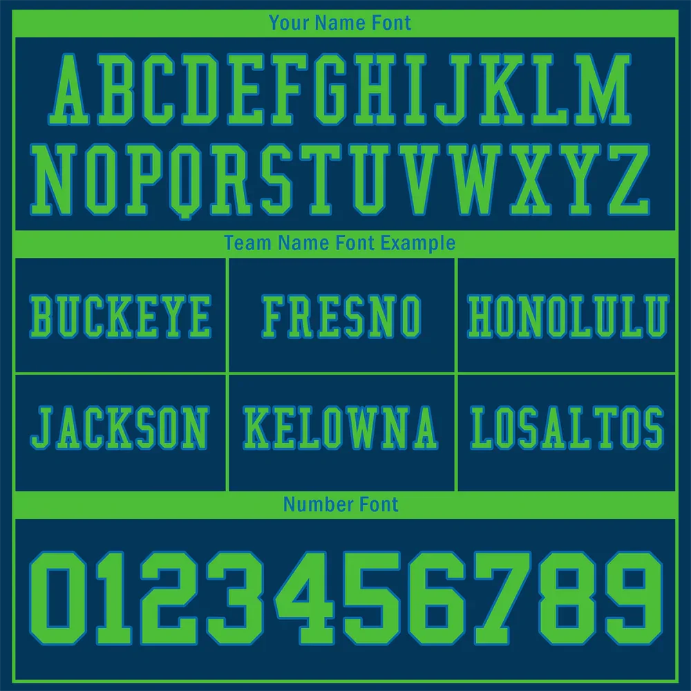 Custom Blue Sleeve Stripes Green Personalized Authentic Football Jersey FBJ02-bc0f07b - Coolcustomize