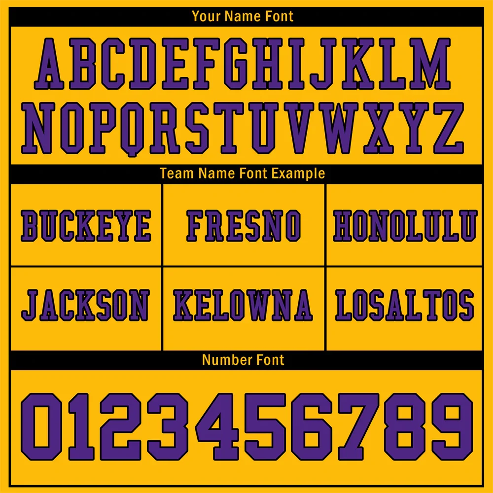 Custom Yellow Sleeve Stripes Purple Personalized Authentic Football Jersey FBJ02-bc0f07c - Coolcustomize