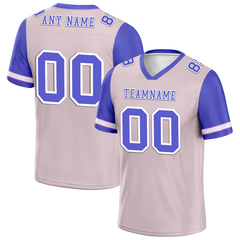 Custom Pink Purple Two Tone Purple Personalized Authentic Football Jersey FBJ02-bc0f09c