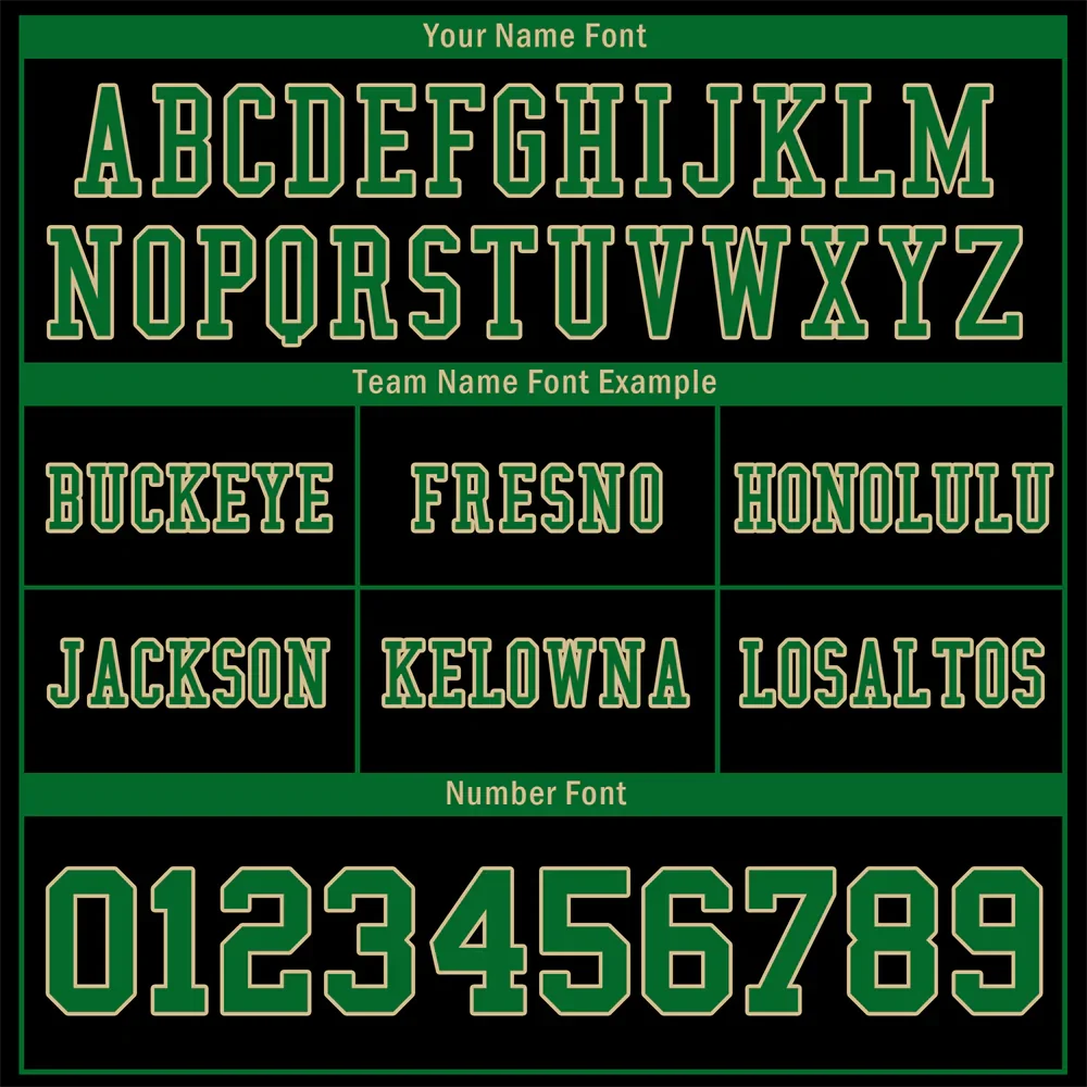 Custom Black Green Two Tone Green Personalized Authentic Football Jersey FBJ02-bc0f097 - Coolcustomize