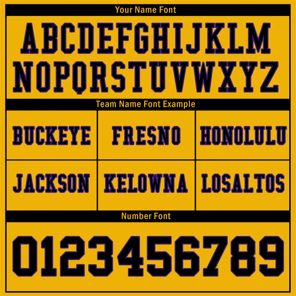 Custom Yellow Black Two Tone Black Personalized Authentic Football Jersey FBJ02-bc0fa00 - Coolcustomize