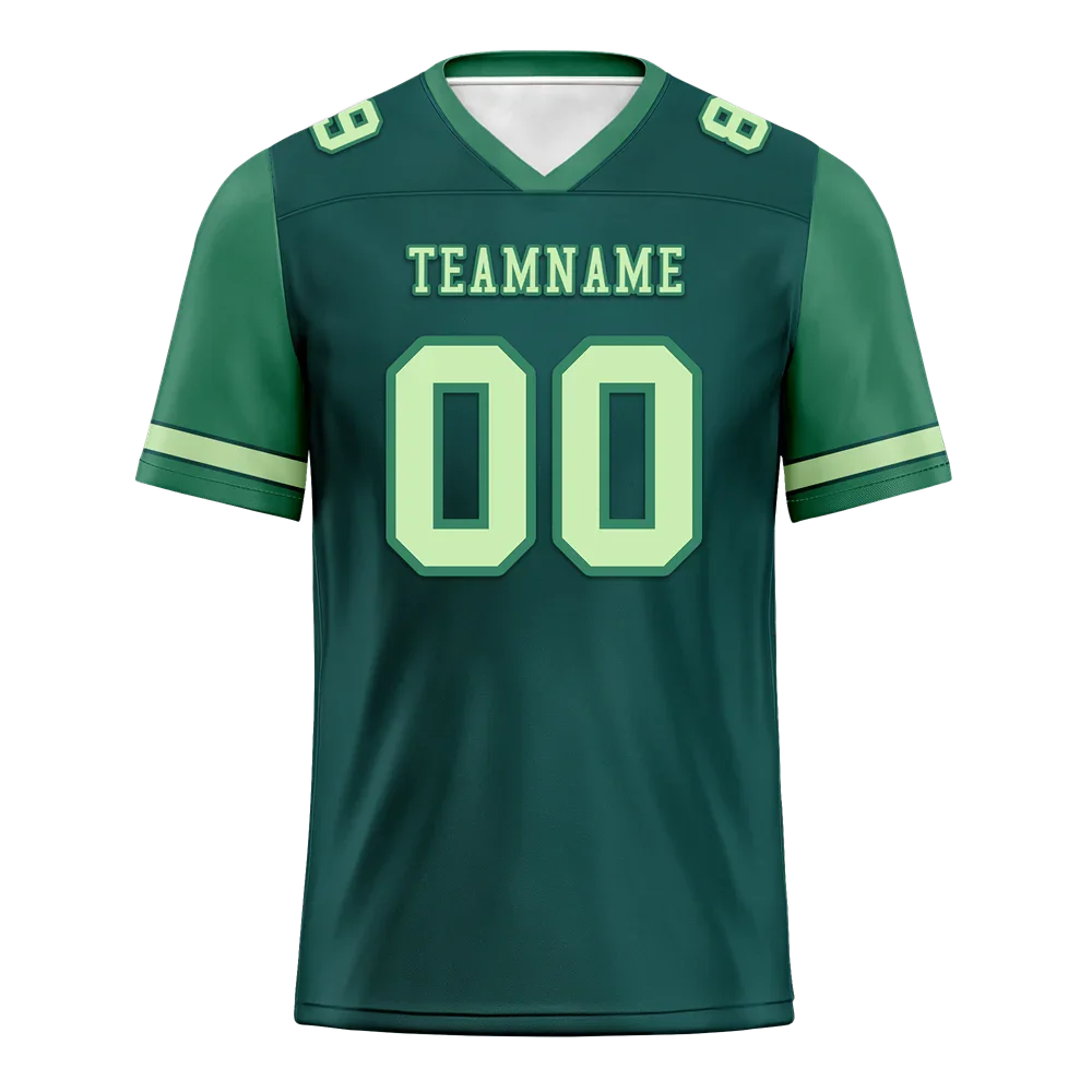Custom Green Two Tone Pink Personalized Authentic Football Jersey FBJ02-bc0fa0b - Coolcustomize