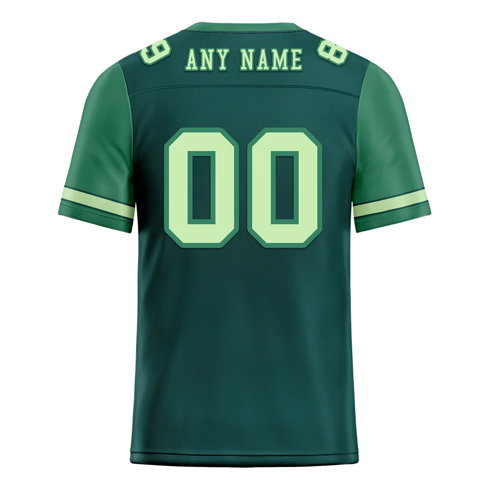 Custom Green Two Tone Pink Personalized Authentic Football Jersey FBJ02-bc0fa0b - Coolcustomize