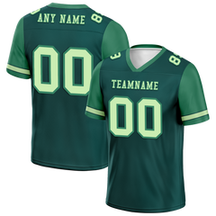 Custom Green Two Tone Pink Personalized Authentic Football Jersey FBJ02-bc0fa0b