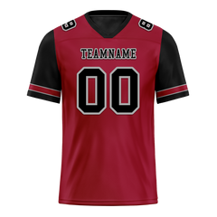 Custom Brown Black Two Tone Black Personalized Authentic Football Jersey FBJ02-bc0fa0d