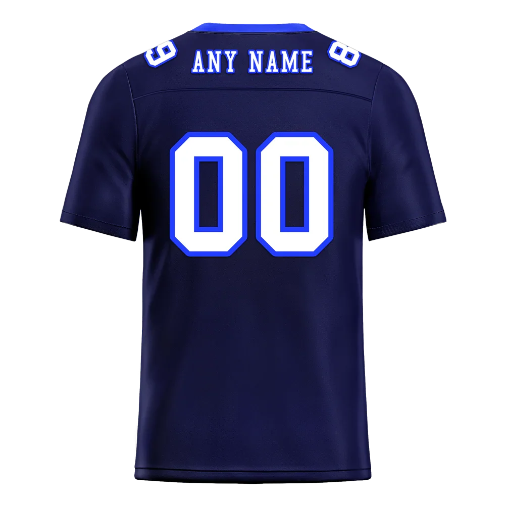 Custom Black Graffiti Pattern White Personalized Authentic Football Jersey FBJ02-bc0fabd - Coolcustomize