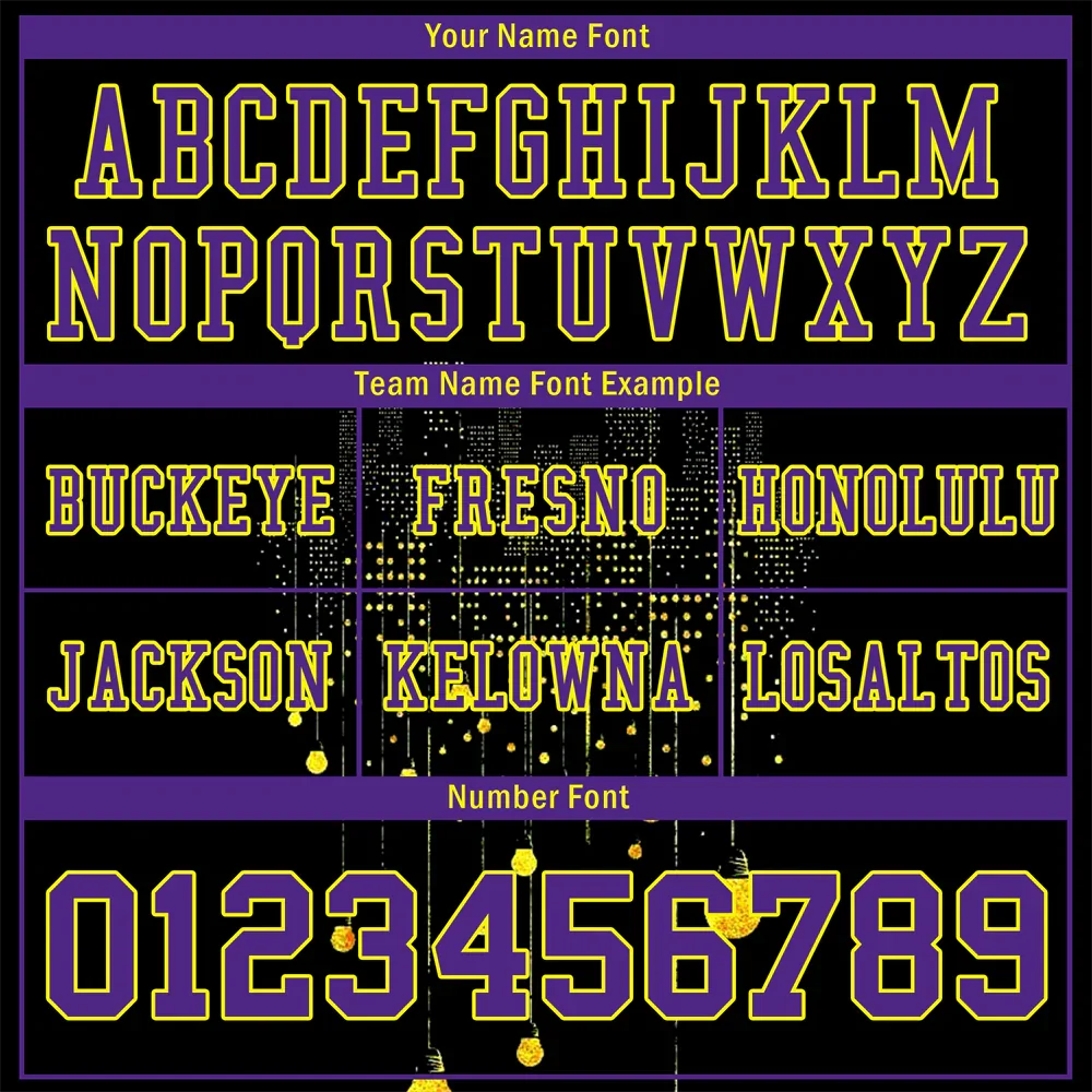 Custom Black Graffiti Pattern Purple Personalized Authentic Football Jersey FBJ02-bc0fac8 - Coolcustomize