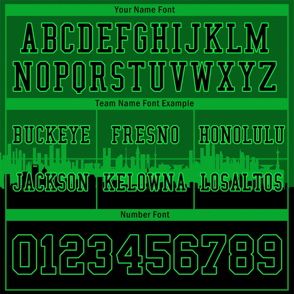 Custom Green Black Graffiti Pattern Black Personalized Authentic Football Jersey FBJ02-bc0fac9 - Coolcustomize