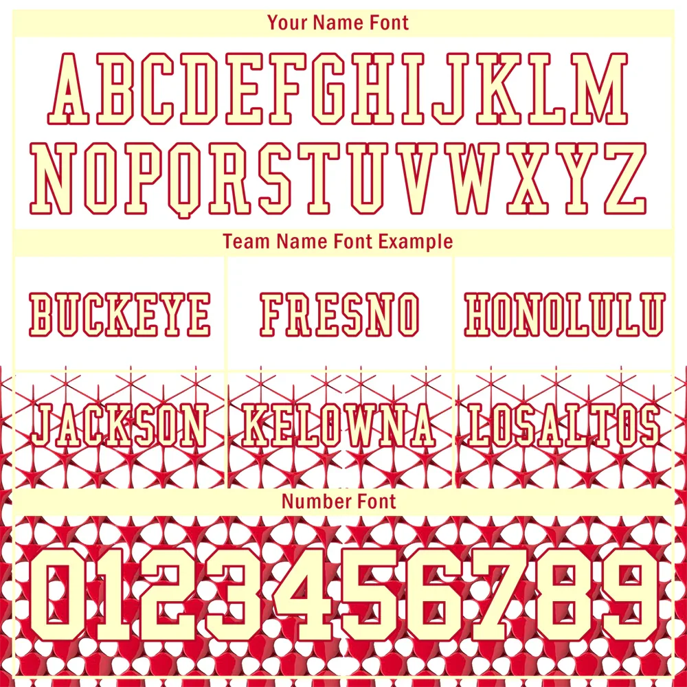 Custom White Red 3D Pattern Yellow Personalized Authentic Football Jersey FBJ02-bc0faea - Coolcustomize