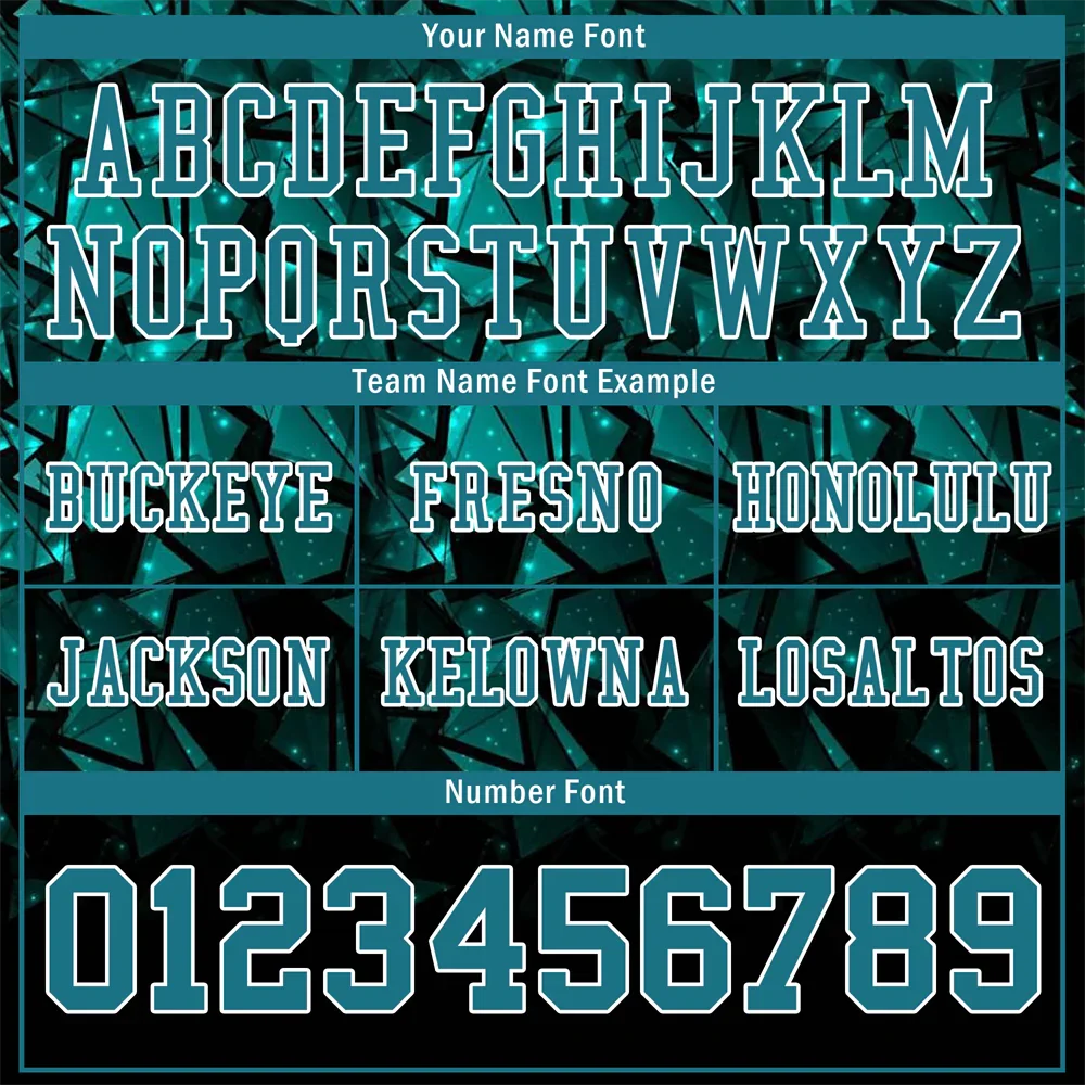 Custom Black 3D Pattern Aqua Personalized Authentic Football Jersey FBJ02-bc0faeb - Coolcustomize