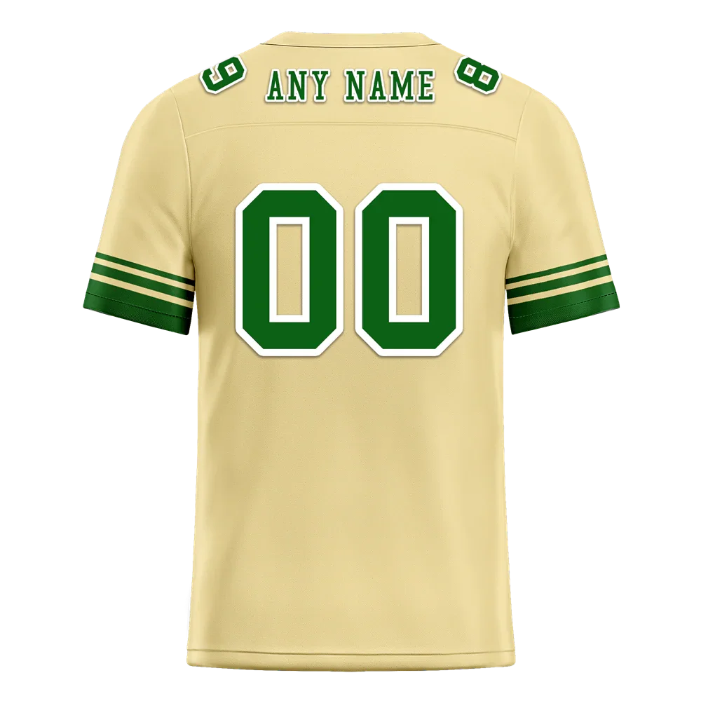 Custom Yellow Hawaii Green Personalized Authentic Football Jersey FBJ02-bc0fa9b - Coolcustomize
