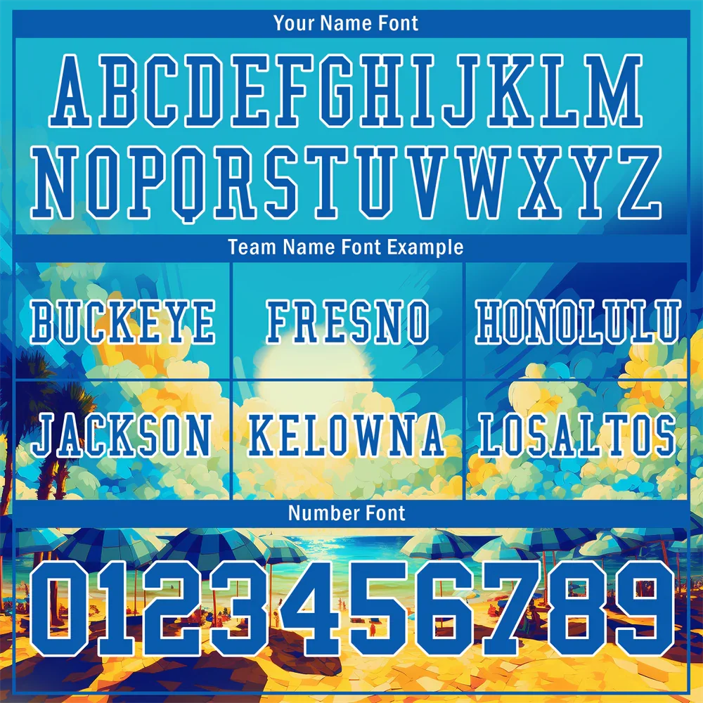 Custom Aqua Hawaii Blue Personalized Authentic Football Jersey FBJ02-bc0fa97 - Coolcustomize