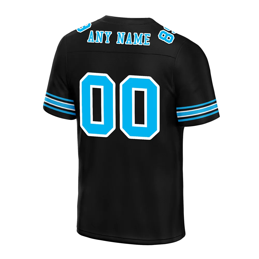 Custom Black Drift Fashion Aqua Personalized Authentic Football Jersey FBJ02-bc0fb0a - Coolcustomize