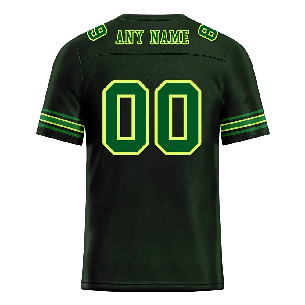 Custom Black Drift Fashion Green Personalized Authentic Football Jersey FBJ02-bc0fb0b - Coolcustomize