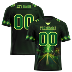 Custom Black Drift Fashion Green Personalized Authentic Football Jersey FBJ02-bc0fb0b