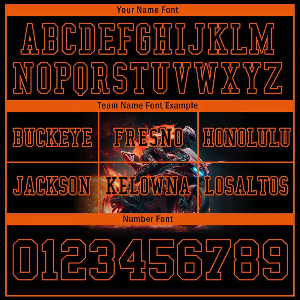 Custom Black Orange Drift Fashion Black Personalized Authentic Football Jersey FBJ02-bc0fb0e - Coolcustomize