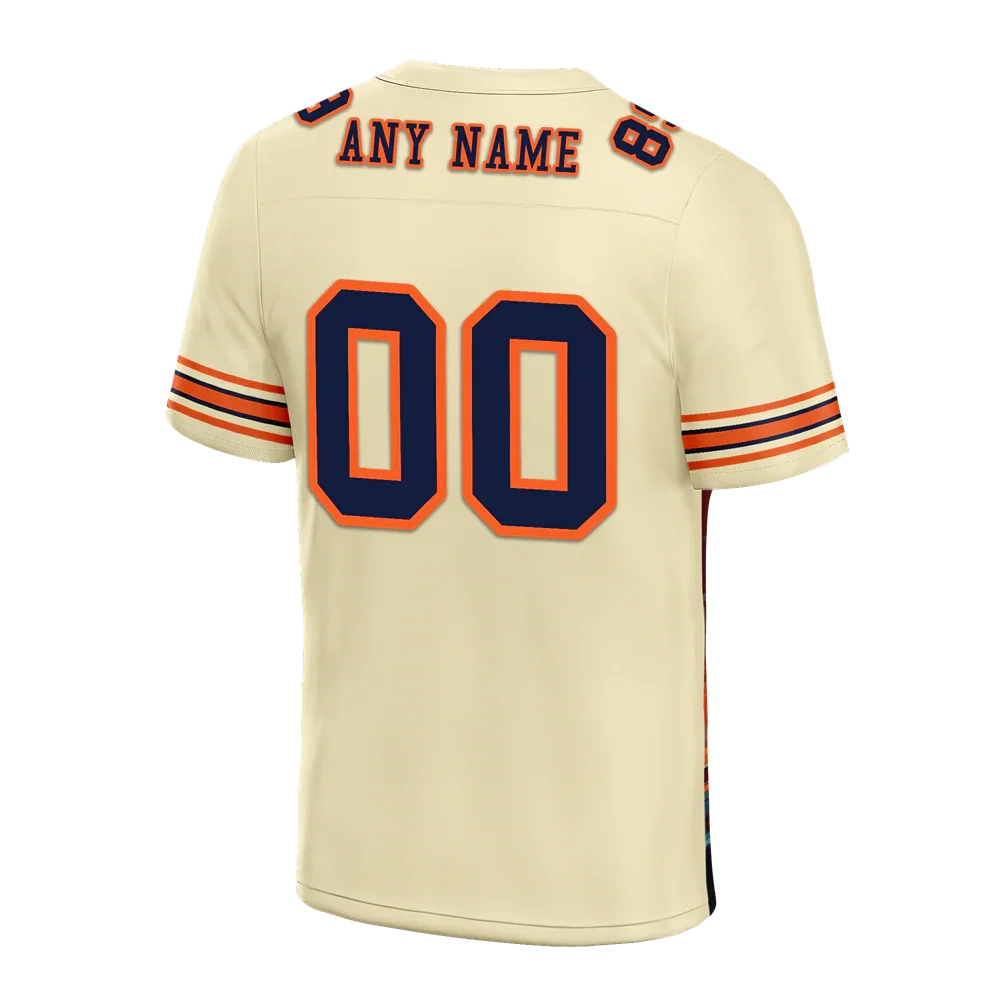Custom Yellow Orange Drift Fashion Black Personalized Authentic Football Jersey FBJ02-bc0fb0f - Coolcustomize