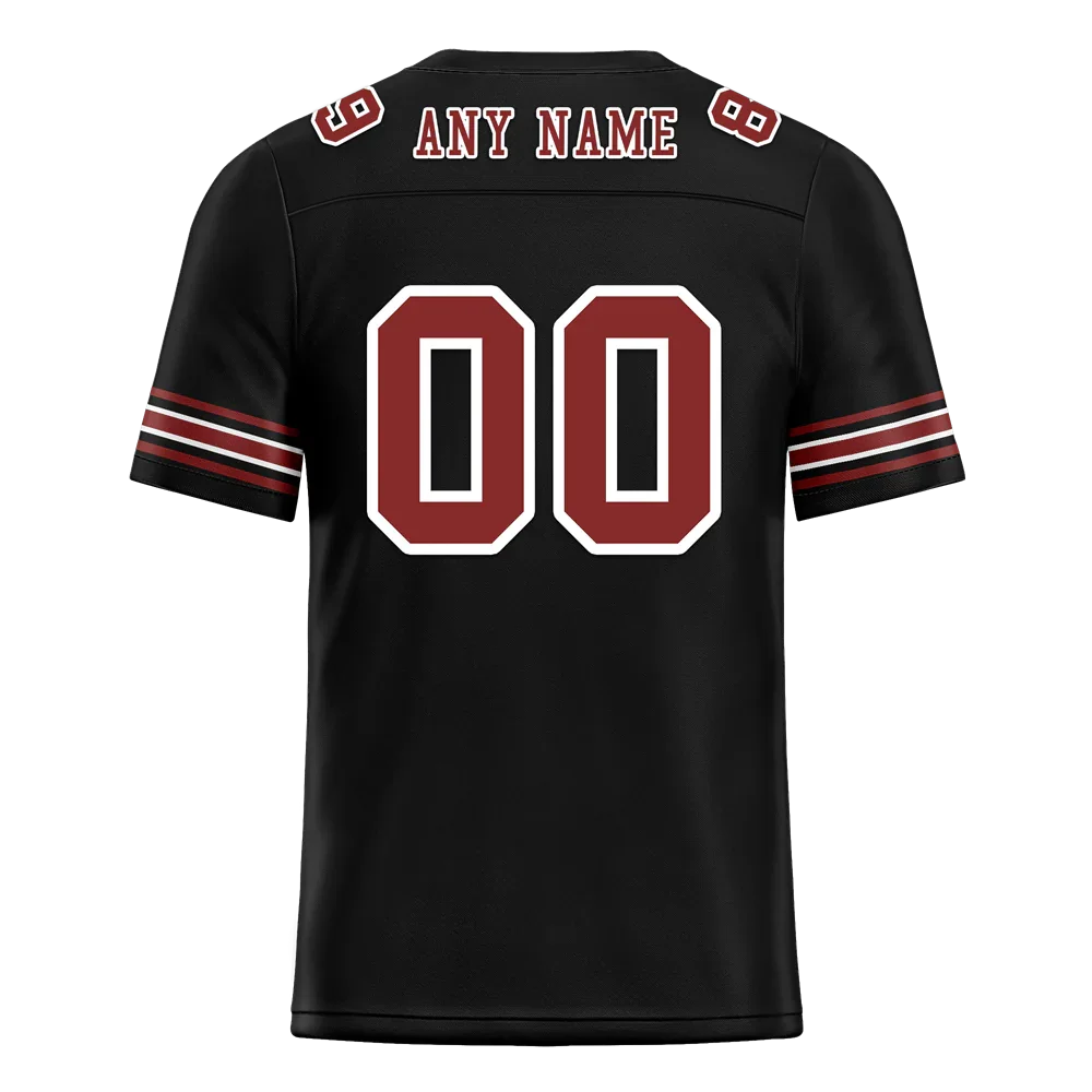 Custom Black Drift Fashion Brown Personalized Authentic Football Jersey FBJ02-bc0fb07 - Coolcustomize