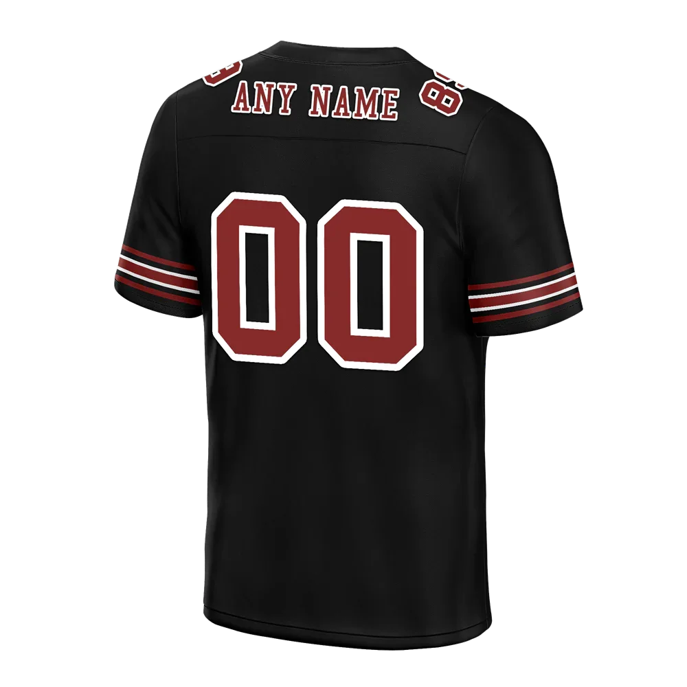 Custom Black Drift Fashion Brown Personalized Authentic Football Jersey FBJ02-bc0fb07 - Coolcustomize