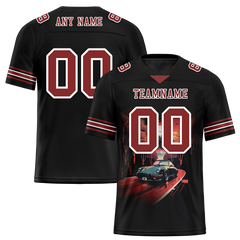 Custom Black Drift Fashion Brown Personalized Authentic Football Jersey FBJ02-bc0fb07