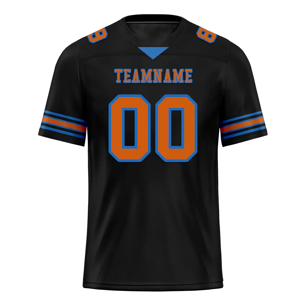 Custom Black Skull Fashion Brown Personalized Authentic Football Jersey FBJ02-bc0fbab - Coolcustomize
