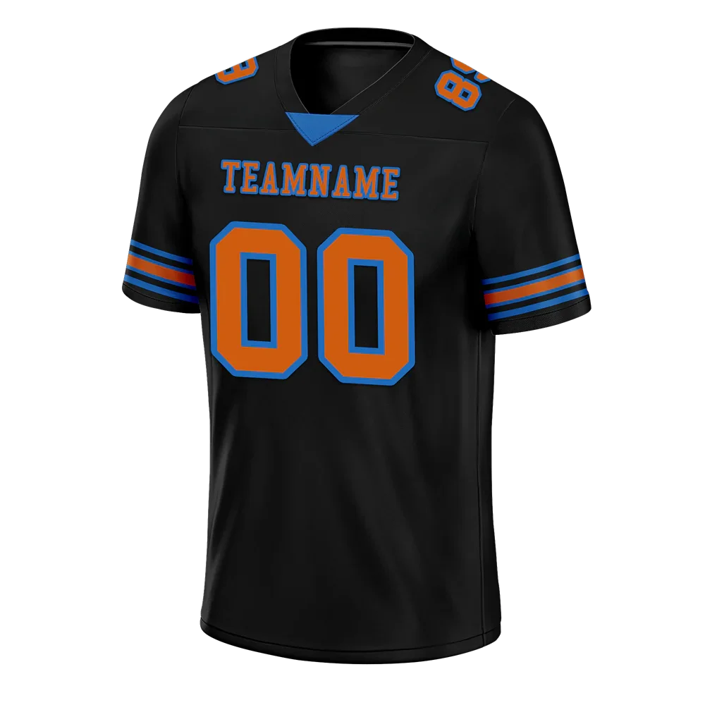 Custom Black Skull Fashion Brown Personalized Authentic Football Jersey FBJ02-bc0fbab - Coolcustomize